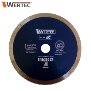 Tarcza diamentowa super cienka 200 mm WERTEC